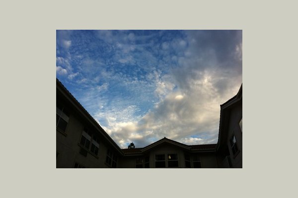 Blue Sky in Glendale, CA